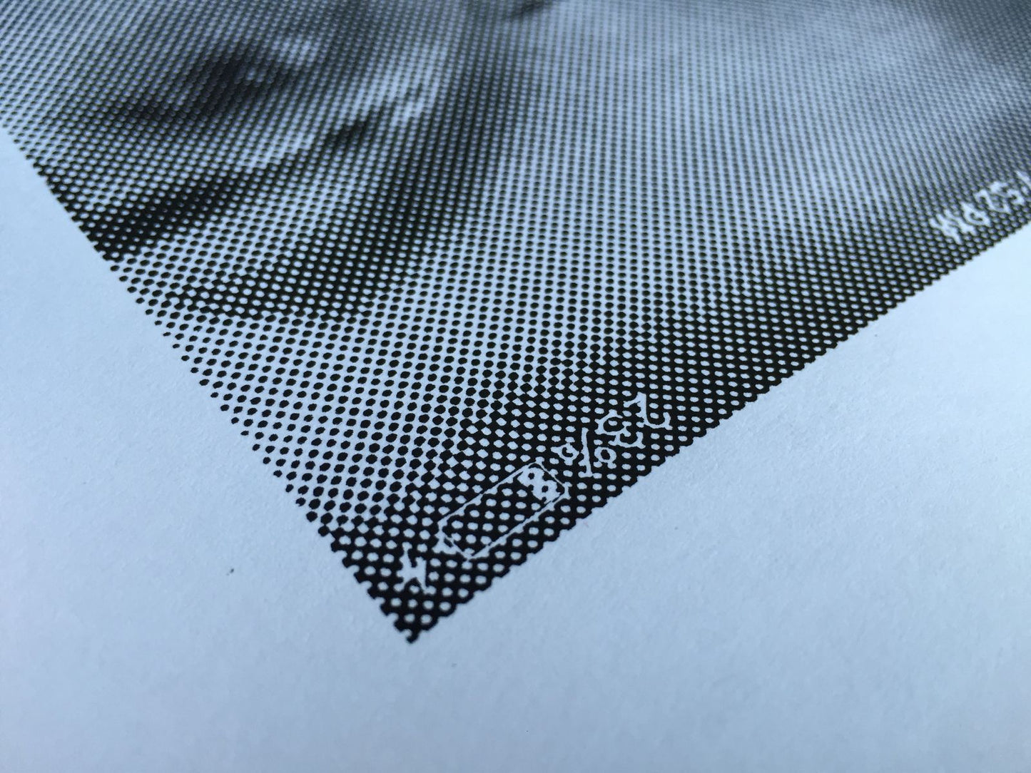 Custom FaceTime halftone print
