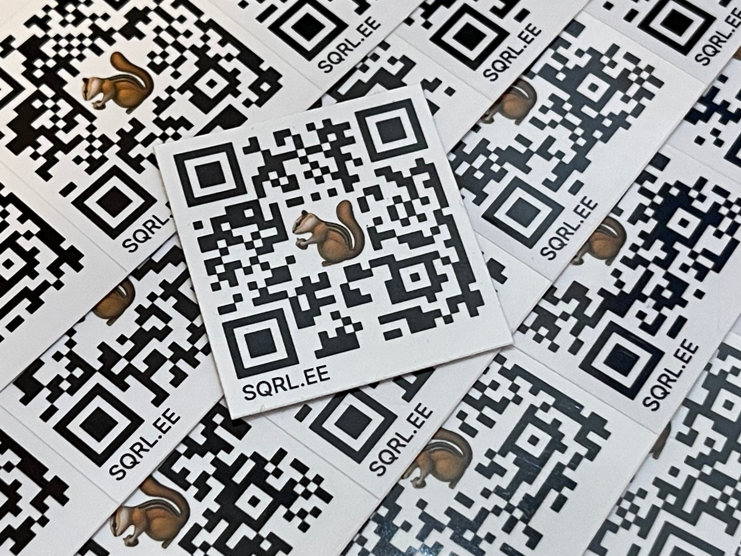 Programmable QR code stickers