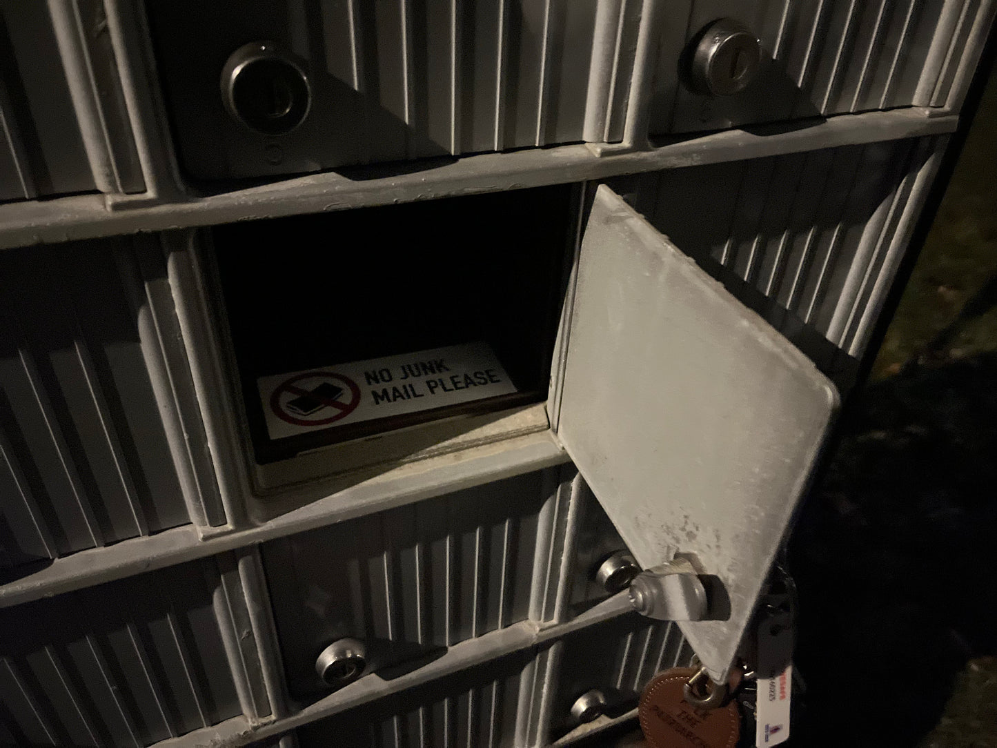 No junk mail sticker