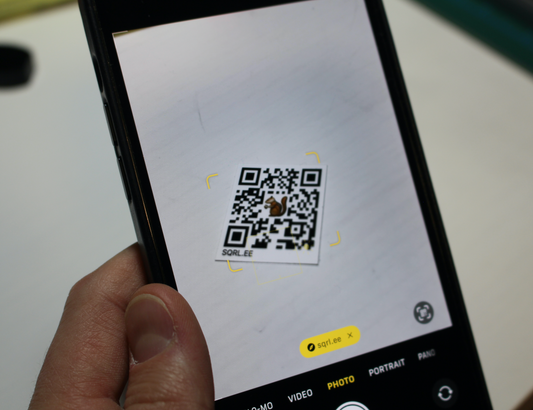 Programmable QR code stickers