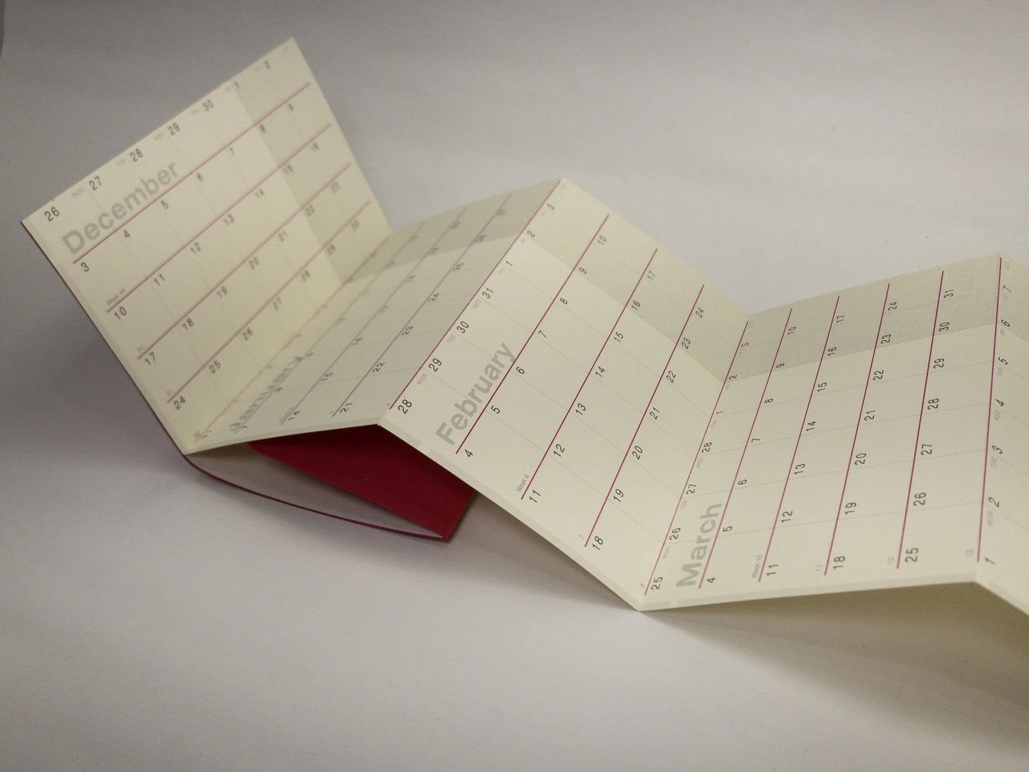 Accordion Calendar