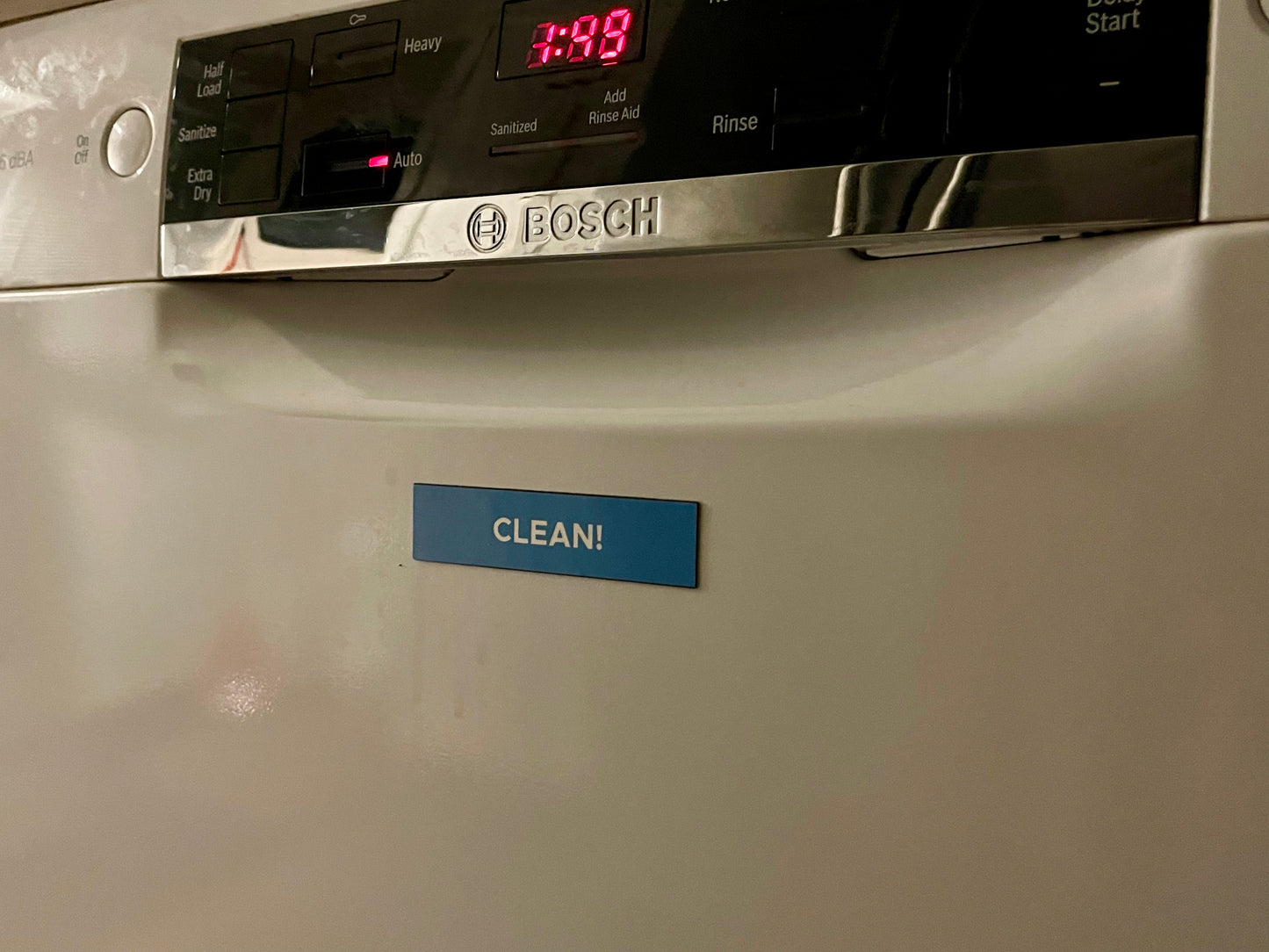 Clean / dirty dishwasher magnet sticker